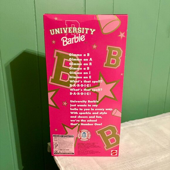 Vintage Mattel Special Edition University Barbie Doll Arkansas 1996 Brand New - Picture 5 of 6